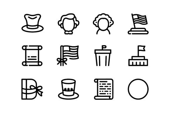 Download Presidents Day History Vector Set - Premium Bundle