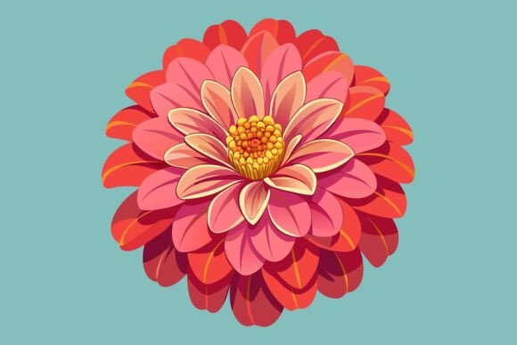 Download Vibrant Flower Illustration Graphic - Vibrant flower illustration Collection