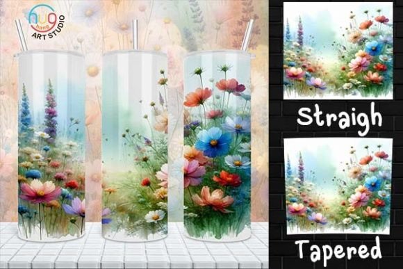 Download Wildflower Skinny Tumbler, Spring Flower - Spring flower Collection