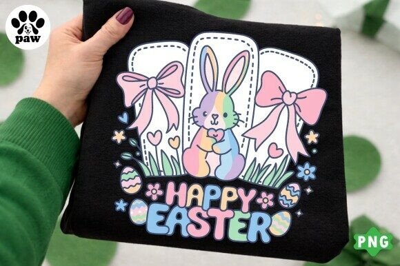 Download Happy Easter Png, Cute Pastel Bunny Png - Happy easter png Collection
