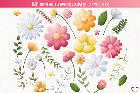 Download Spring Flower Clipart and EPS - Premium Resources