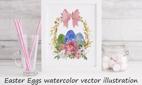 Download Watercolor Easter Eggs Sublimation EPS - Premium Bundle